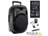 Ibiza PORT12VHF-MKII - Altavoz alimentado de 12