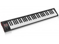 Icon  iKeyboard 6Nano   - Teclado controlador MIDI USB 2.0, Jog Wheel de modulación y tono, Botones de octava y transposición, salida midi, Conexión TRG para pedales de expresión y sostenido, Protocolo de control de Mackie,...