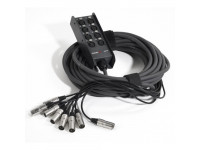 Proel  EBN8 15m  - Canales: 8, Entradas: 8 XLR, Longitud del cable: 15 m, 