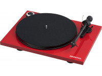 Project  Essential III RecordMaster Red  - Cinta transportadora con motor síncrono y cinta de silicona, Salida USB incorporada para grabar en su PC/Mac, Caja de velocidad incorporada, Polea de transmisión de aluminio con corte de diamante, ...