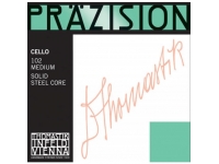 Thomastik Präzision Cello 4/4 medium - Juego de cuerdas para violonchelo, Voltaje: Medio, Para violonchelo 4/4, Cromo en alma de acero, Conjunto mediano 102, 