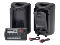 Yamaha STAGEPAS 600BT - Juego completo de PA Yamaha STAGEPAS 600BT, Potencia de salida 680W (340W + 340W), Altavoces de alta calidad (LF: woofer de 10
